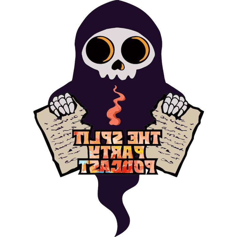 split party podcast logo design denham springs